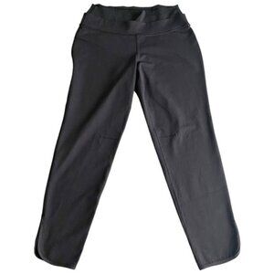 Lululemon Double Waistband Black Angle Hem Crop Pants